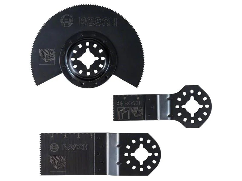 Bosch Powertool Accessories Basic Wood Set for Multi-tools, 3 Piece - 2608662343