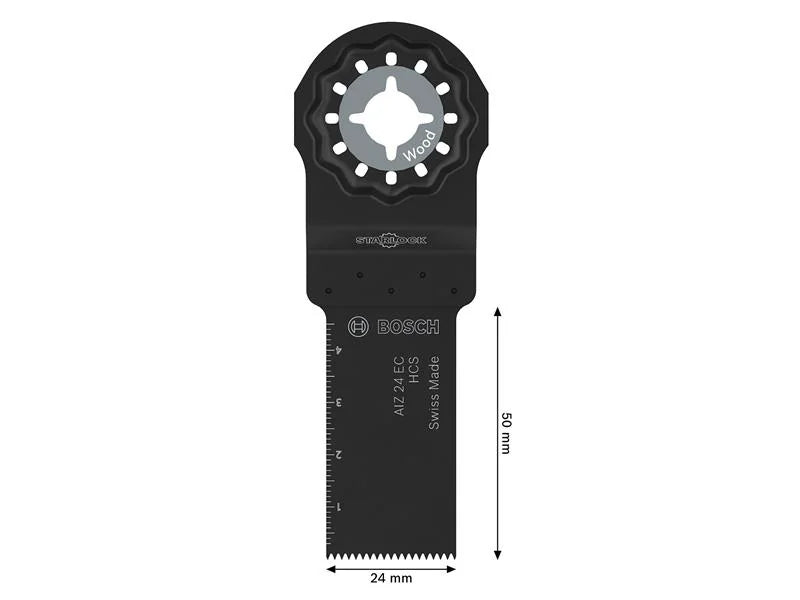 Bosch Powertool Accessories AIZ 24 EC Plunge Cut Blade 24 x 50mm - 2.608.669.242