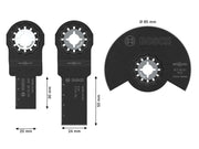 Bosch Powertool Accessories Wood and Soft Metal Set, 3 Piece - 2.608.669.333