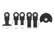 Bosch Powertool Accessories Wood & Soft Metal Set, 6 Piece - 2.608.669.334