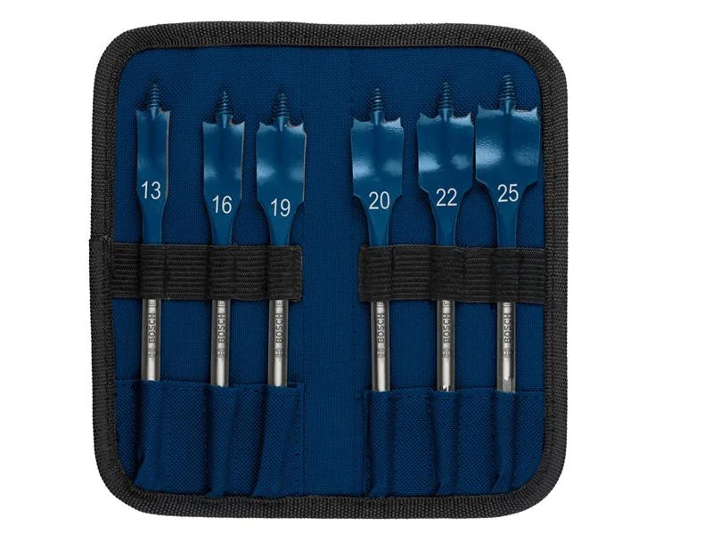 Bosch Powertool Accessories EXPERT Self Cut Speed Spade Drill Bit Set, 6 Piece