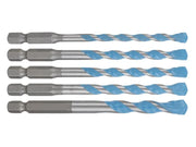 Bosch Powertool Accessories EXPERT HEX-9 Multi Construction Drill Bit Set, 5