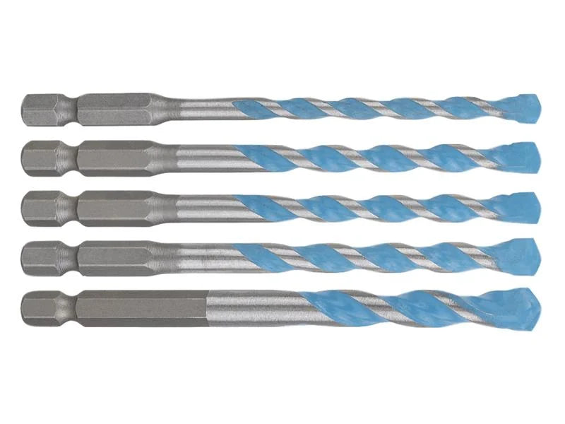 Bosch Powertool Accessories EXPERT HEX-9 Multi Construction Drill Bit Set, 5