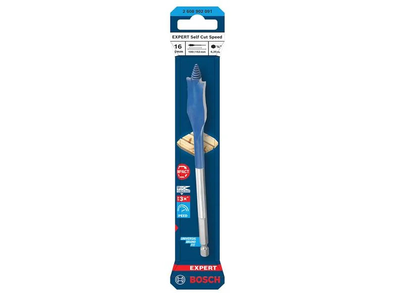 Bosch Powertool Accessories EXPERT Self Cut Speed Spade Drill