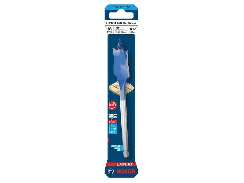 Bosch Powertool Accessories EXPERT Self Cut Speed Spade Drill