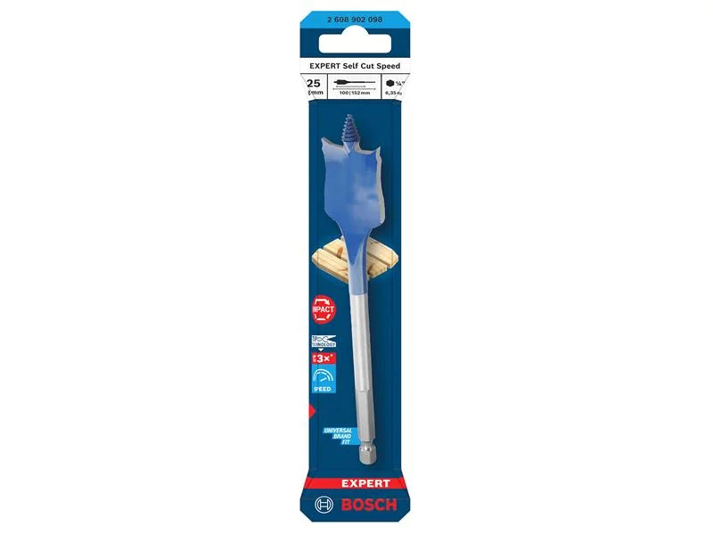 Bosch Powertool Accessories EXPERT Self Cut Speed Spade Drill