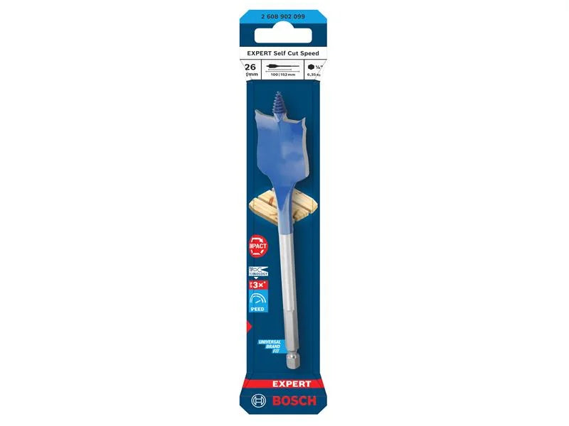 Bosch Powertool Accessories EXPERT Self Cut Speed Spade Drill