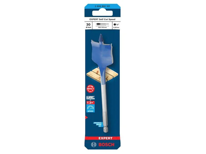 Bosch Powertool Accessories EXPERT Self Cut Speed Spade Drill