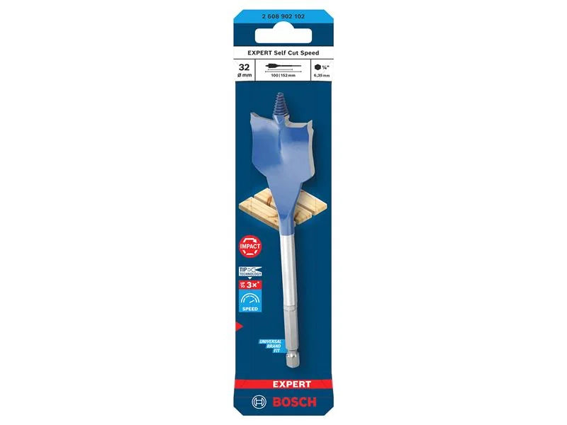 Bosch Powertool Accessories EXPERT Self Cut Speed Spade Drill