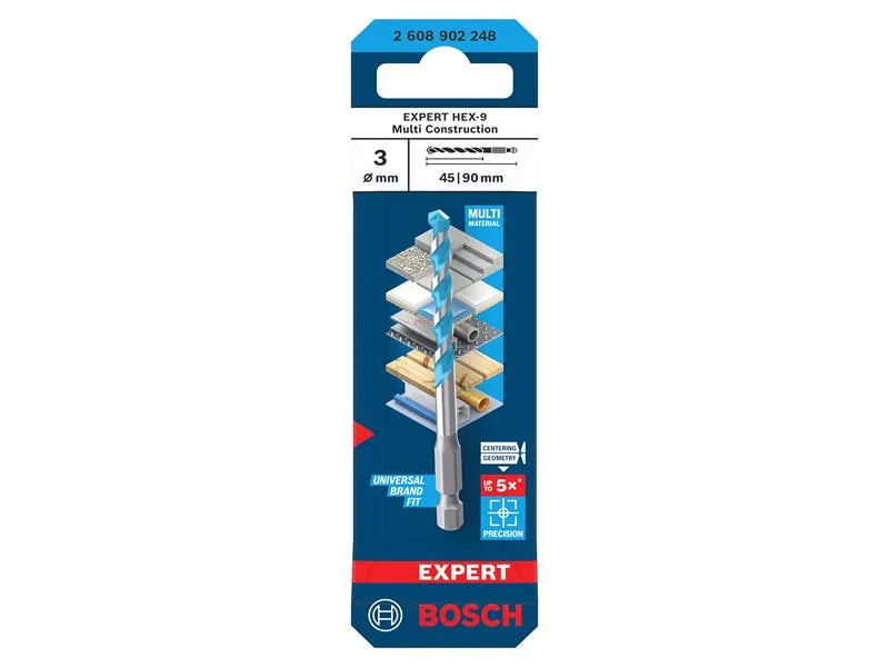 Bosch Powertool Accessories EXPERT HEX-9 Multi Construction