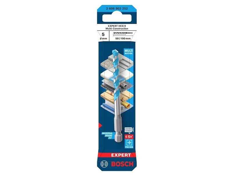 Bosch Powertool Accessories EXPERT HEX-9 Multi Construction