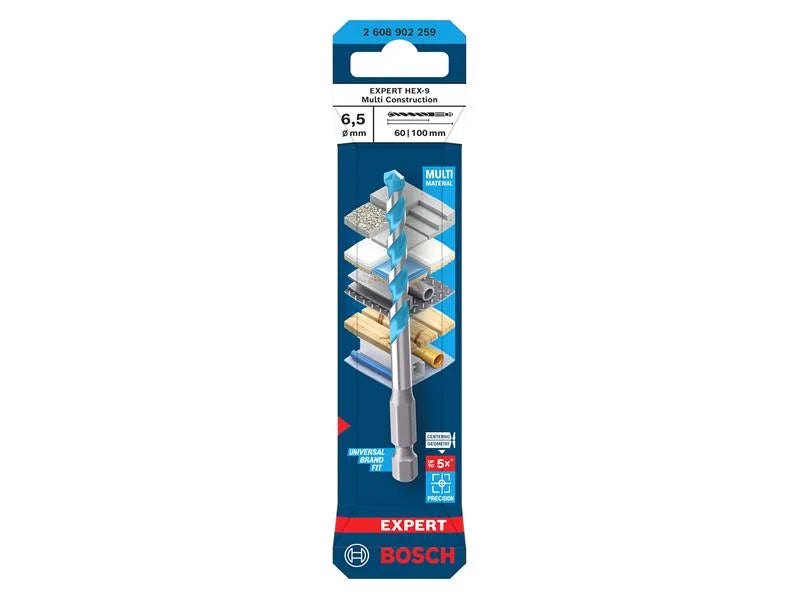 Bosch Powertool Accessories EXPERT HEX-9 Multi Construction Drill