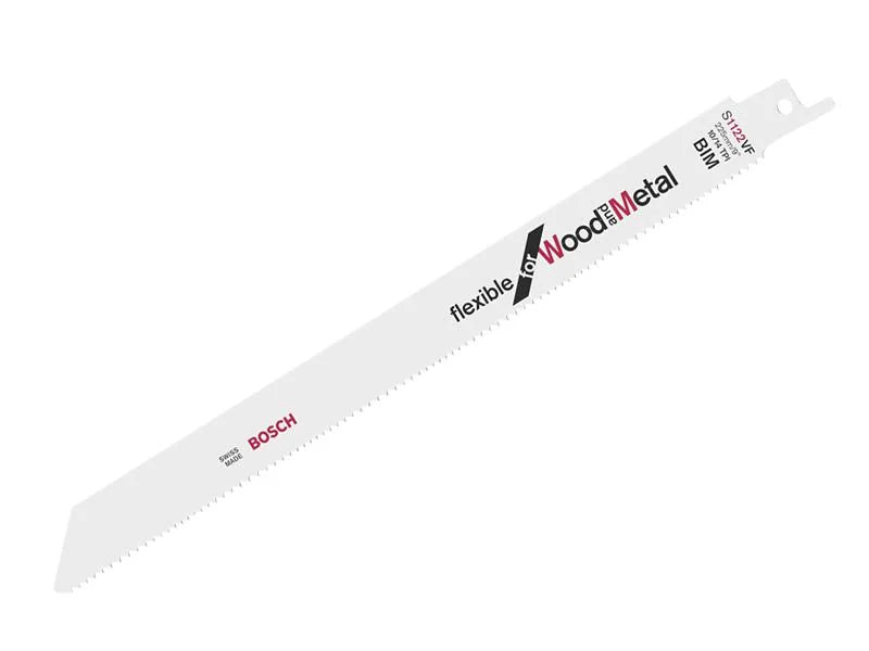 Bosch Powertool Accessories S 1122 VF Flexible for Wood & Metal Blade 225mm