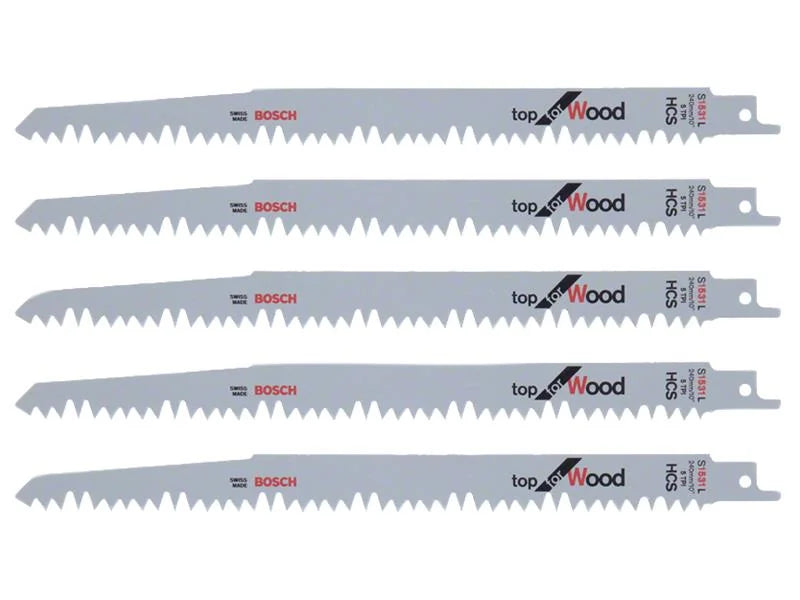 Bosch Powertool Accessories S 1531 L Top for Wood Reciprocating Saw Blade 240mm