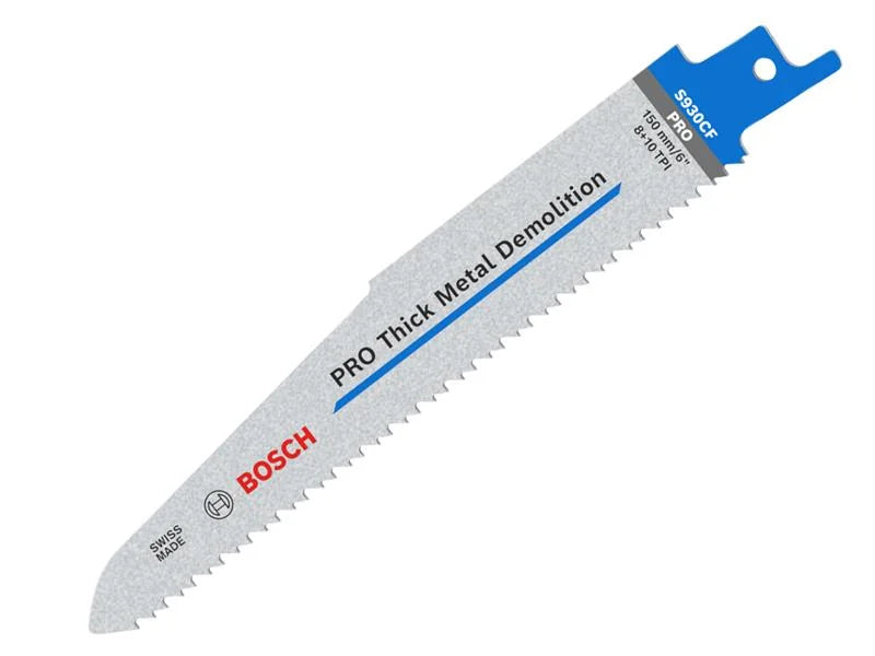 Bosch Powertool Accessories PRO Thick Metal Demolition S930CF Blade 150mm 8+10