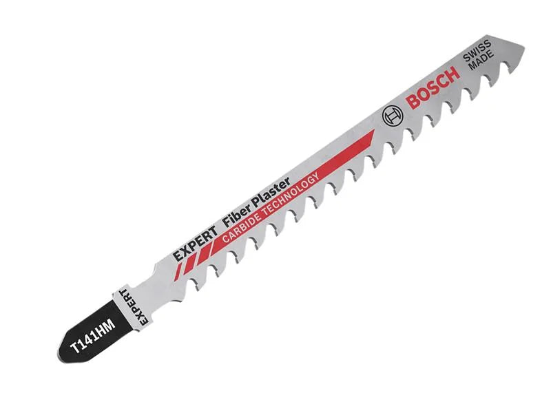Bosch Powertool Accessories EXPERT Fibre Plaster T141HM Jigsaw Blade 100mm Pack