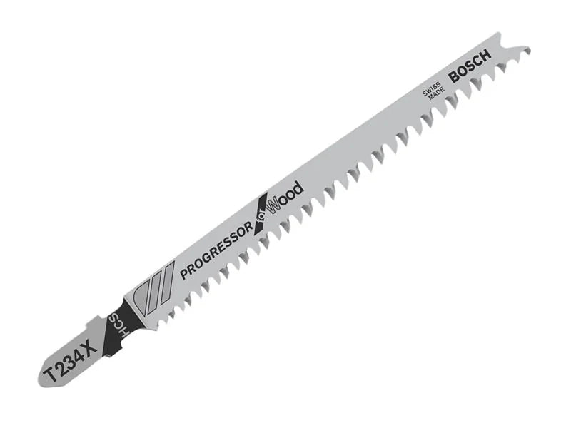 Bosch Powertool Accessories T 234 X Progressor for Wood Jigsaw Blade 117mm Pack