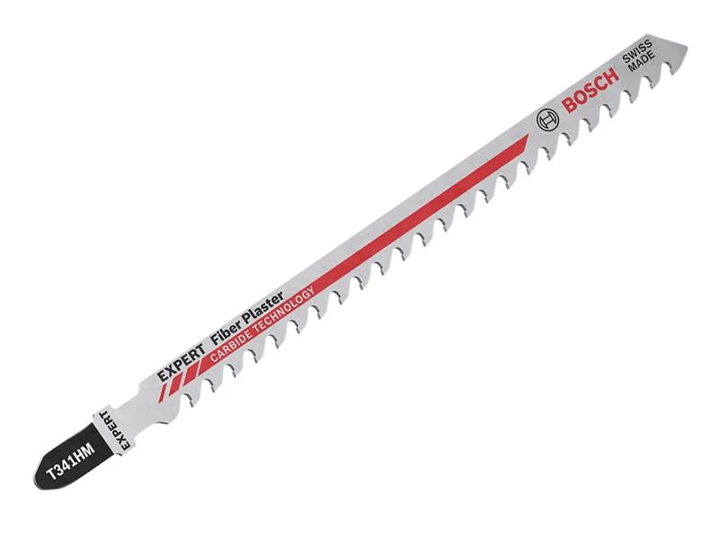 Bosch Powertool Accessories EXPERT Fibre Plaster T341HM Jigsaw Blade 132mm Pack