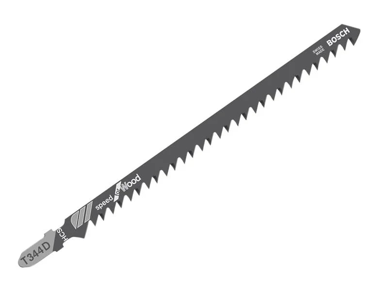 Bosch Powertool Accessories T 344 D Speed for Wood Jigsaw Blade 152mm Pack of 5