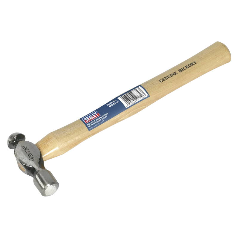 Sealey Premier Ball Pein Hammer 8oz with Hickory Shaft