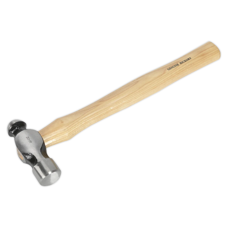 Sealey Premier Ball Pein Hammer 2.5lb with Hickory Shaft