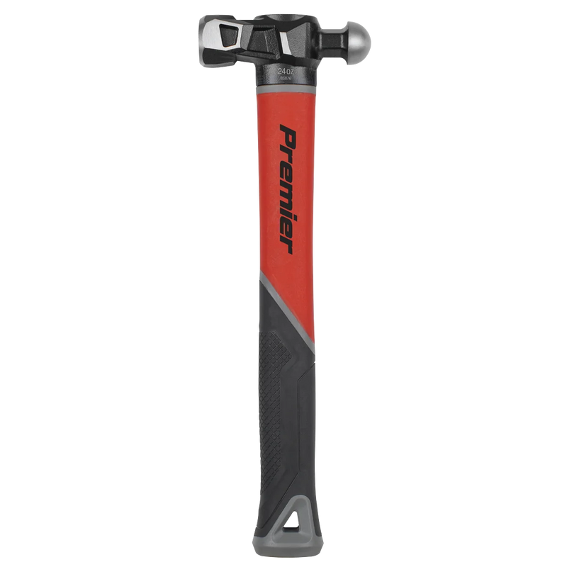 Sealey Premier Ball Pein Hammer 24oz Fibreglass Shaft BPHG24