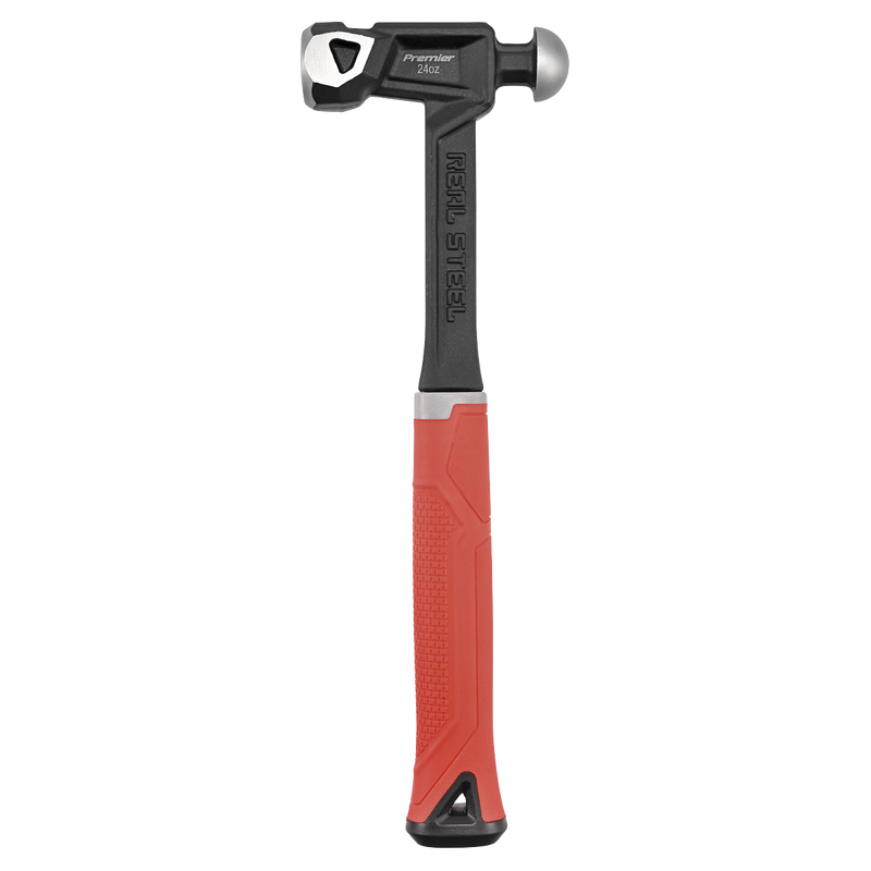 Sealey Premier One-Piece Ball Pein Hammer 24oz - Durable Steel Design