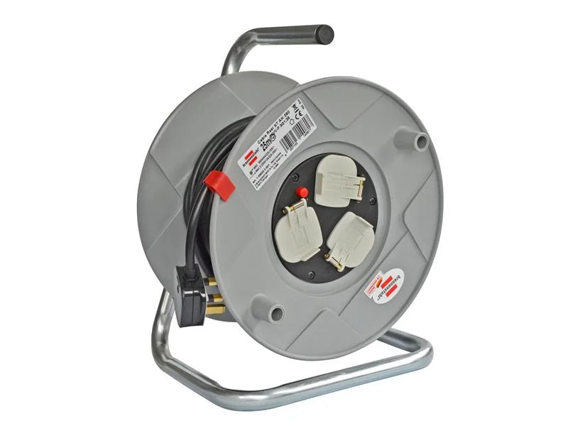 Brennenstuhl AK 260 Cable Reel 240V 13A 3-Socket 25m - 1098253001