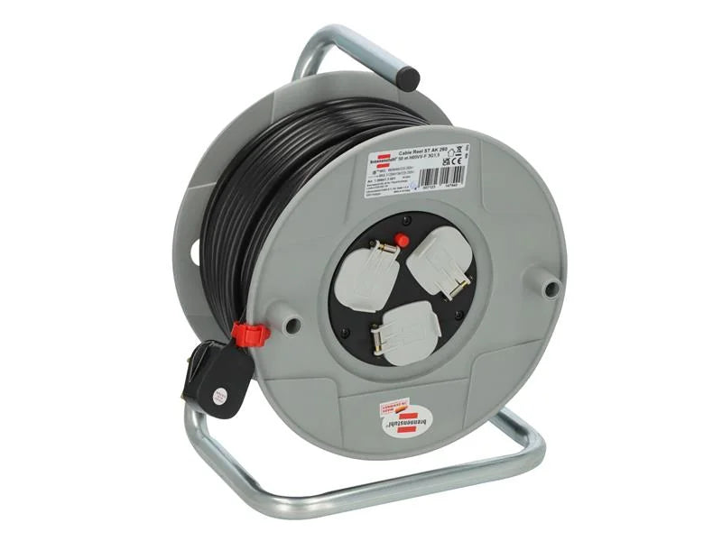 Brennenstuhl AK 260 Cable Reel 240V 13A 3-Socket 50m - 1098413001