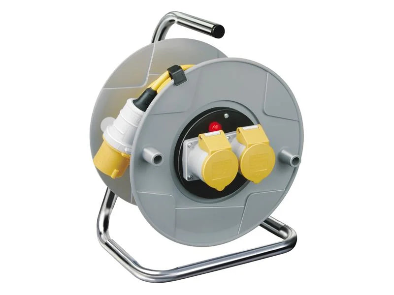 Brennenstuhl AK 260 Cable Reel 110V 16A 2-Socket 25m - 1098743