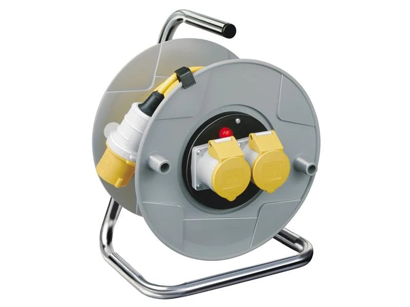 Brennenstuhl AK 260 Cable Reel 110V 16A 2-Socket 50m - 1098783