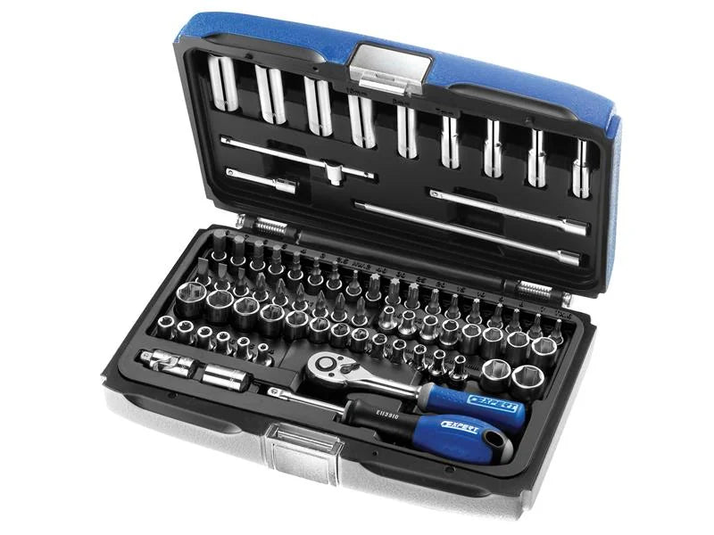 Expert 1/4in Drive Socket & Accessory Set, 73 Piece - E030707