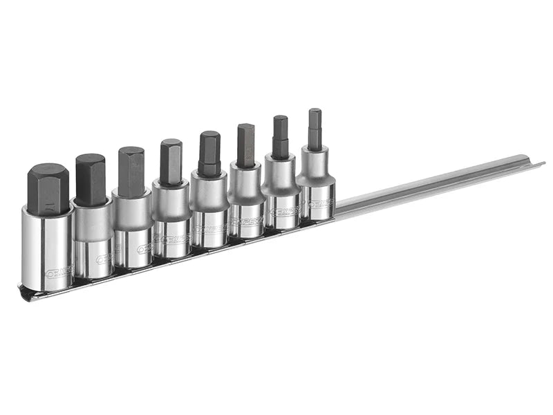 Expert 1/2in Drive Hex Bit Socket Set, 8 Piece - E032904
