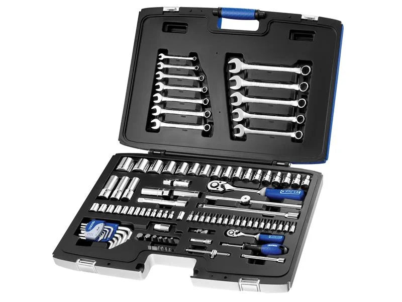 Expert 1/4 & 1/2in Drive Socket & Spanner Set, 101 Piece - E032911