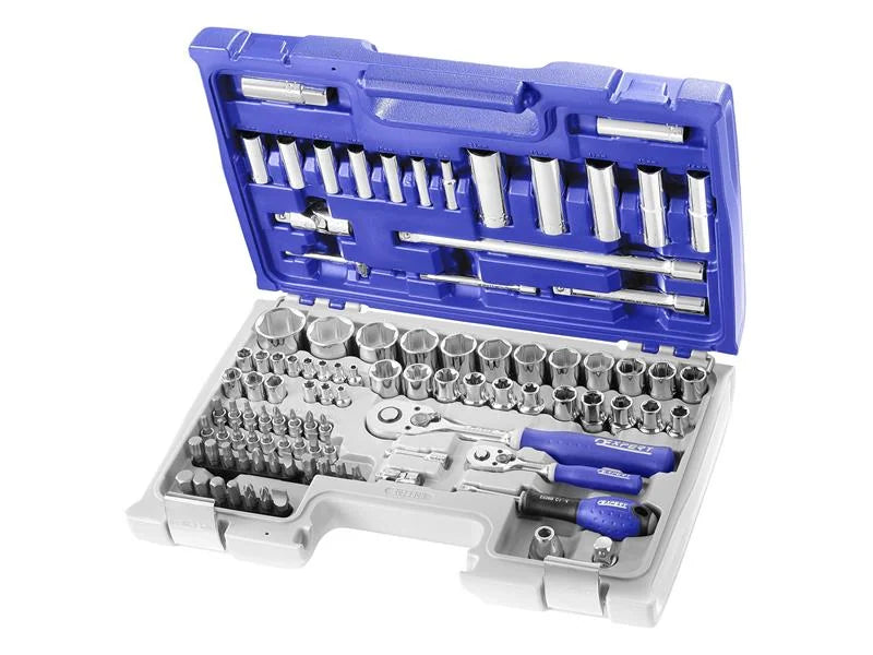 Expert 1/4 & 1/2in Drive Socket & Accessory Set, 98 Piece - E034805