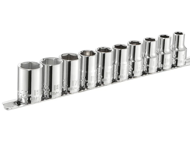 Expert 1/2in Drive Socket Set, 10 Piece - E034837