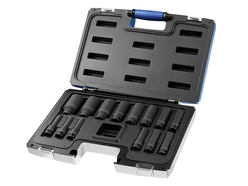 Expert 1/2in Drive Deep Impact Socket Set, 14 Piece - E041602