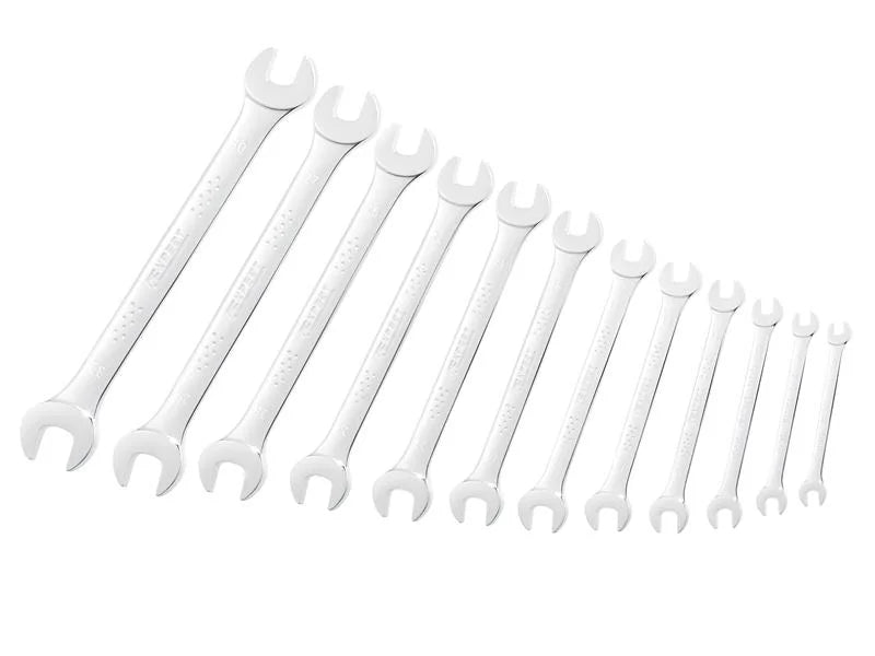 Expert Open End Spanner Set 12 Piece Metric 6 to 32mm - E117381