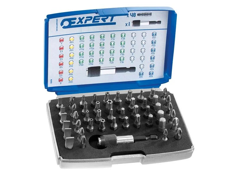 Expert E131701 1/4in Bit Set, 49 Piece - E131701