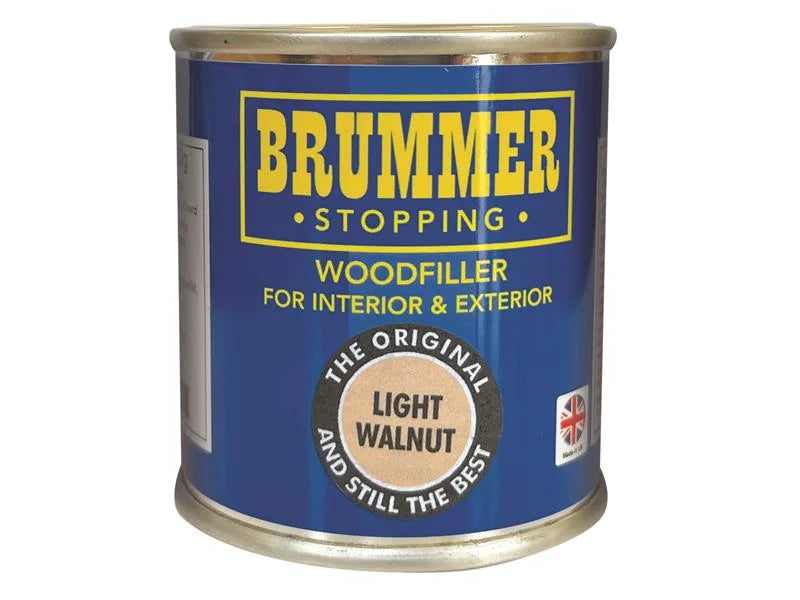 Brummer® Wood Filler Light Walnut 250g - BM30410