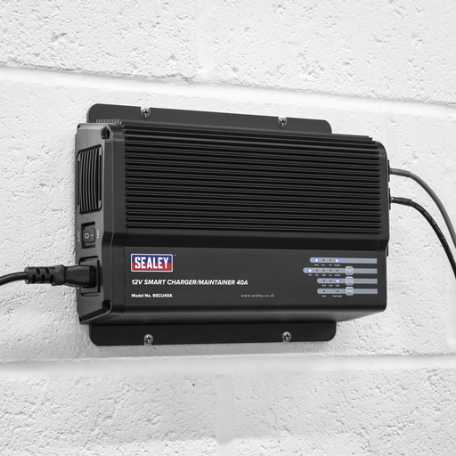 Sealey 12V Battery Smart Charger/Maintainer 40A