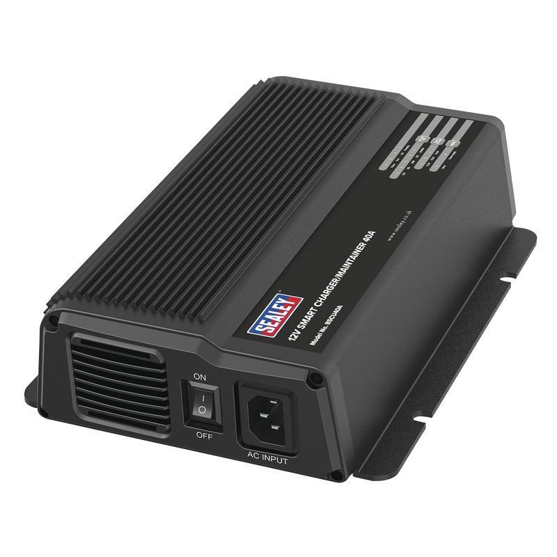 Sealey 12V Battery Smart Charger/Maintainer 40A