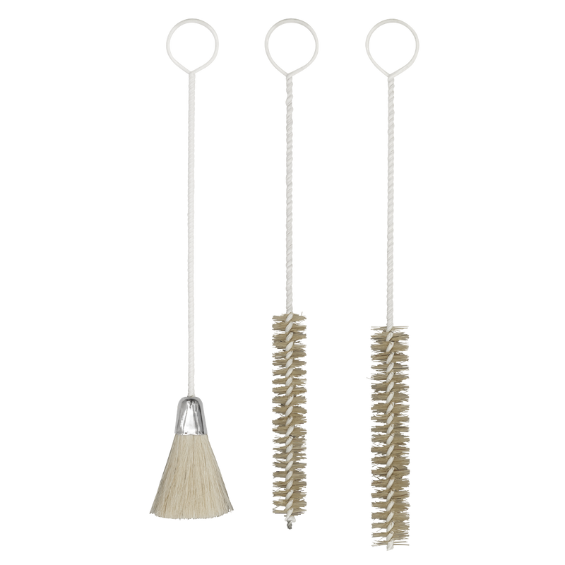 Sealey Spray Gun Cleaning Brush Set 3 Piece - Versatile Tool for Maintenance