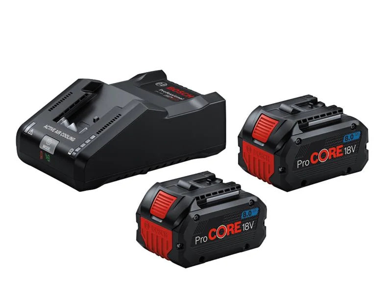 Bosch ProCORE18V 8.0Ah Batteries & Charger Starter Kit 18V - 1600A02T5S