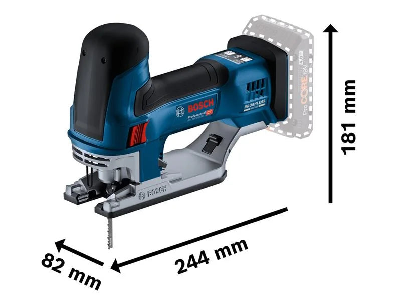 Bosch GST 18V-155 SC Professional Jigsaw 18V Bare Unit - 06015B0001