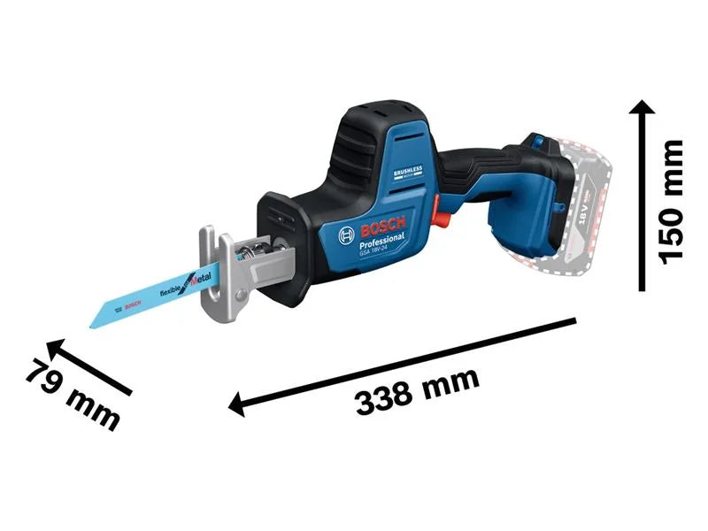 Bosch GSA 18V-24 Professional Reciprocating Saw 18V Bare Unit - 06016A5100