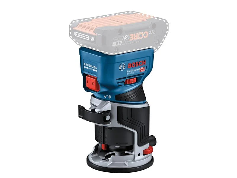 Bosch GKF 18V-8 Professional Cordless Palm Router 18V Bare Unit - 06016C2070