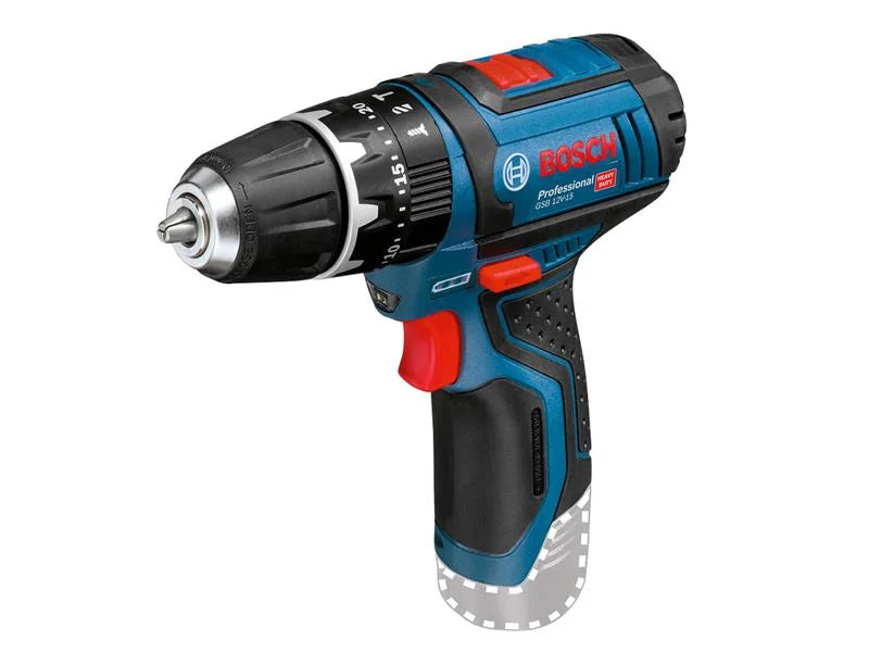 Bosch GSB 12V-15 Professional Combi Drill 12V Bare Unit - 06019B6901