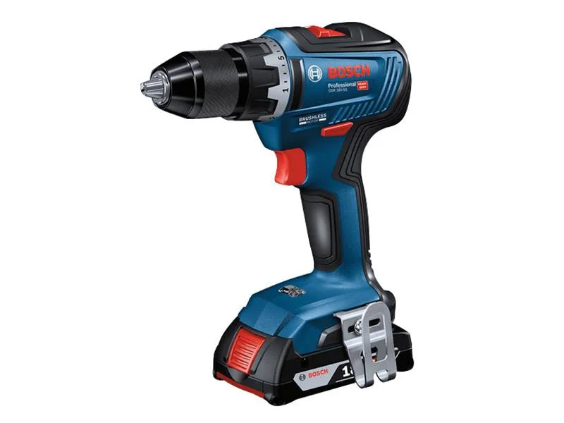 Bosch GSR 18V-55 Professional Drill Driver 18V 2 x 2.0Ah Li-ion - 06019H5271