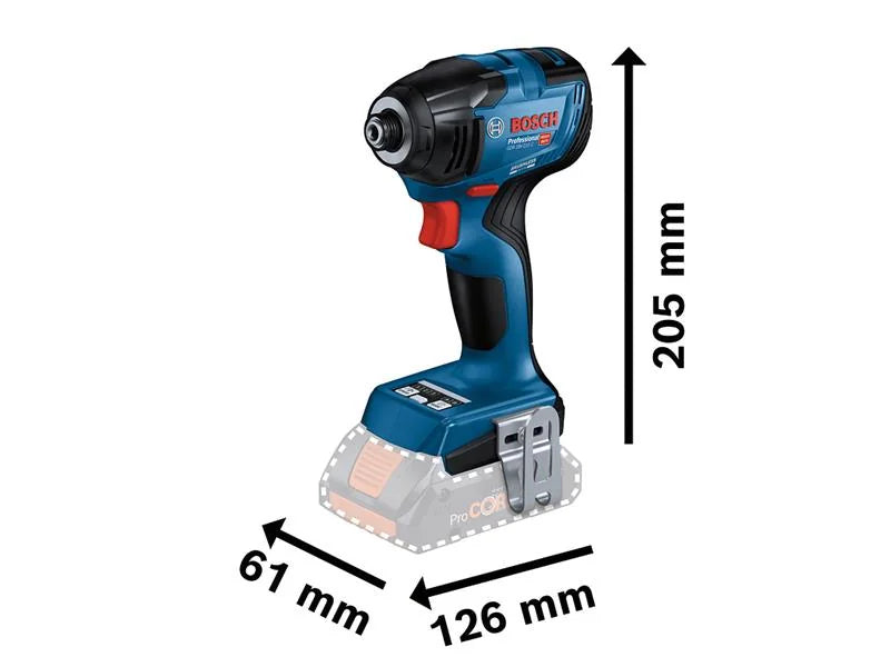 Bosch GDR 18V-210 C Professional Impact Driver 18V Bare Unit - 06019J0100